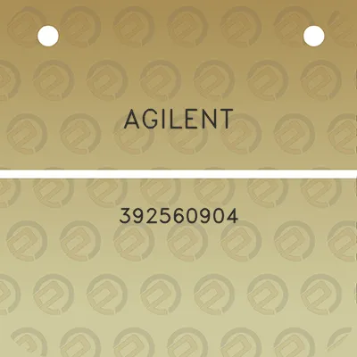 agilent-392560904