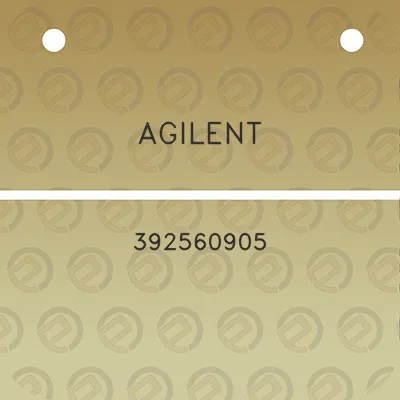 agilent-392560905