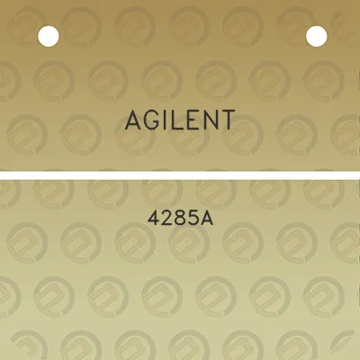 agilent-4285a