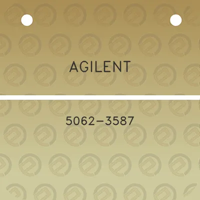 agilent-5062-3587