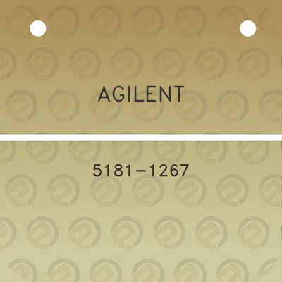 agilent-5181-1267