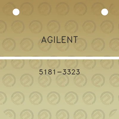 agilent-5181-3323