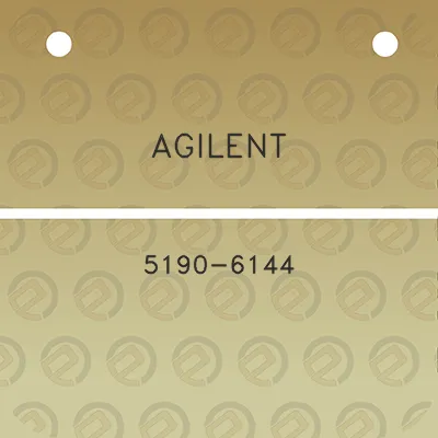 agilent-5190-6144