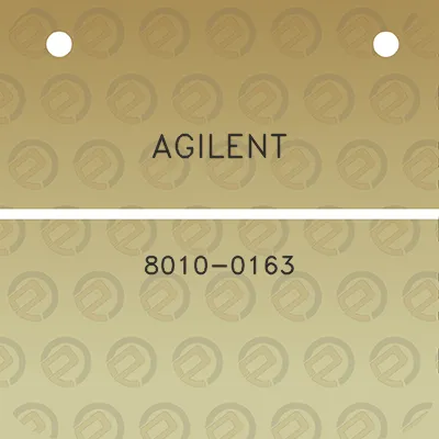 agilent-8010-0163