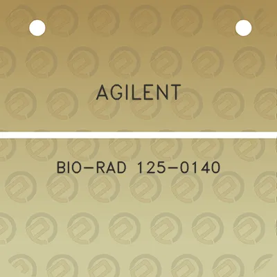 agilent-bio-rad-125-0140