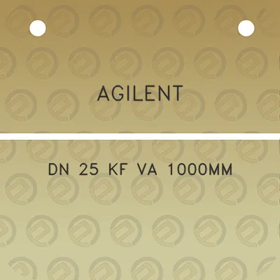 agilent-dn-25-kf-va-1000mm