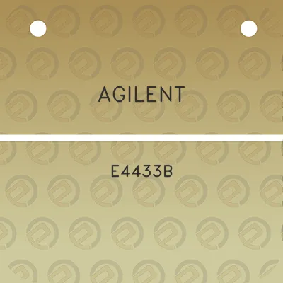 agilent-e4433b