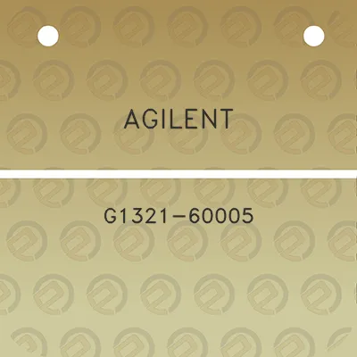 agilent-g1321-60005