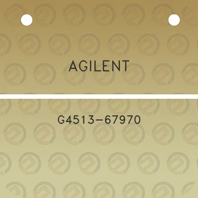 agilent-g4513-67970