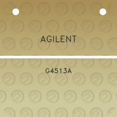 agilent-g4513a