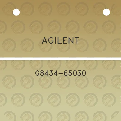 agilent-g8434-65030