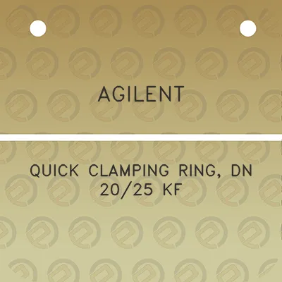 agilent-quick-clamping-ring-dn-2025-kf