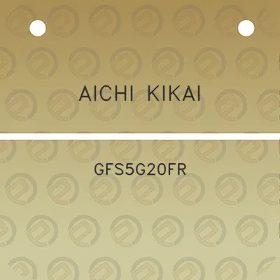 aichi-kikai-gfs5g20fr