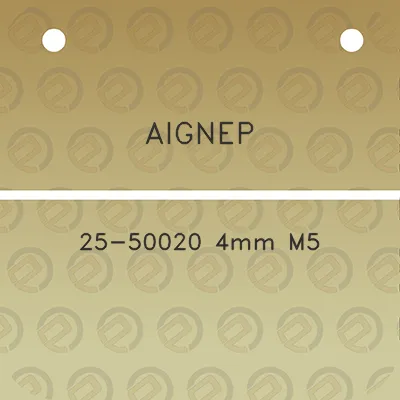 aignep-25-50020-4mm-m5