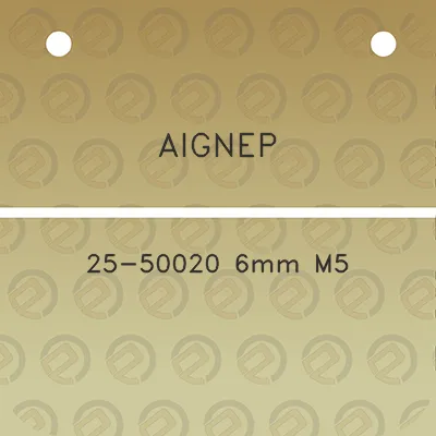 aignep-25-50020-6mm-m5