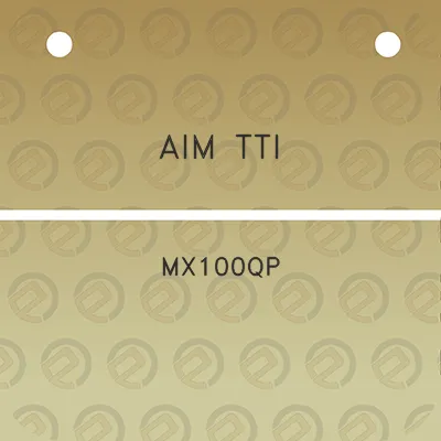 aim-tti-mx100qp