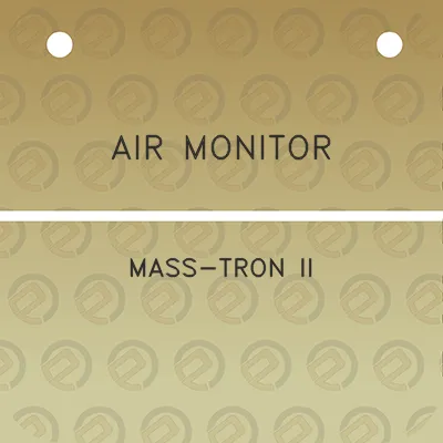 air-monitor-mass-tron-ii