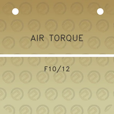 air-torque-f1012