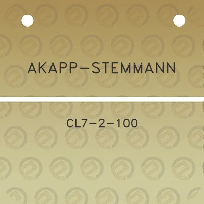 akapp-stemmann-cl7-2-100