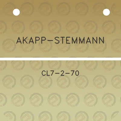 akapp-stemmann-cl7-2-70