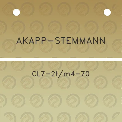 akapp-stemmann-cl7-2tm4-70