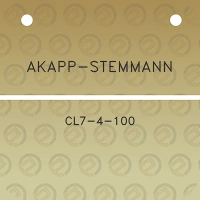 akapp-stemmann-cl7-4-100