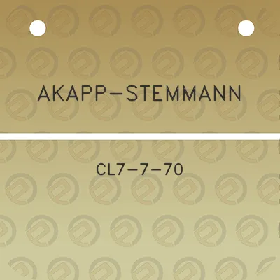 akapp-stemmann-cl7-7-70