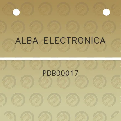 alba-electronica-pdb00017