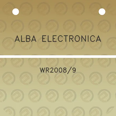 alba-electronica-wr20089