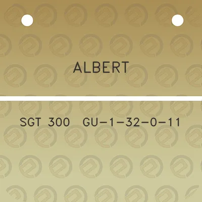 albert-sgt-300-gu-1-32-0-11