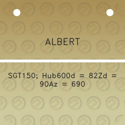 albert-sgt150-hub600d-82zd-90az-690