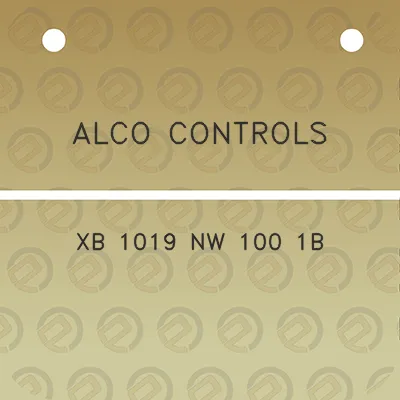 alco-controls-xb-1019-nw-100-1b