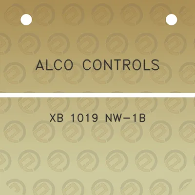 alco-controls-xb-1019-nw-1b