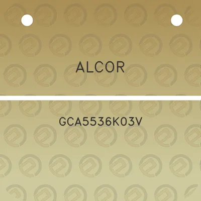 alcor-gca5536k03v