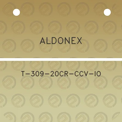 aldonex-t-309-20cr-ccv-io