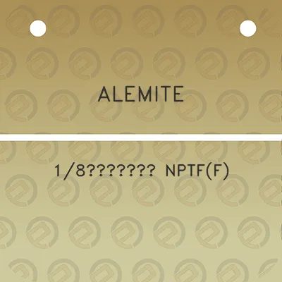 alemite-18a-nptff