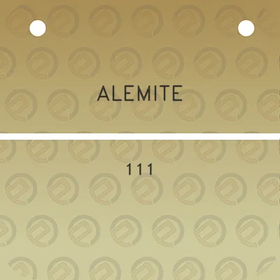 alemite-111