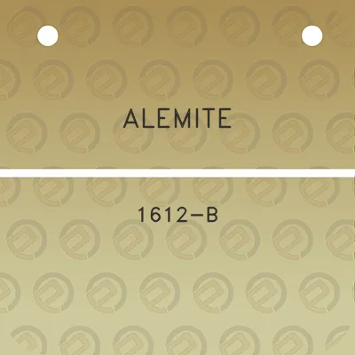 alemite-1612-b