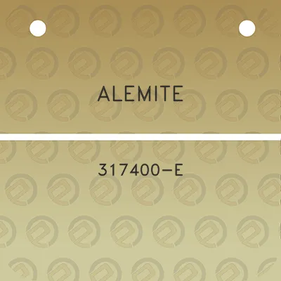 alemite-317400-e