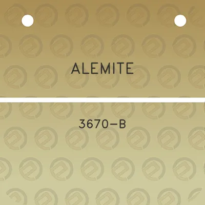 alemite-3670-b