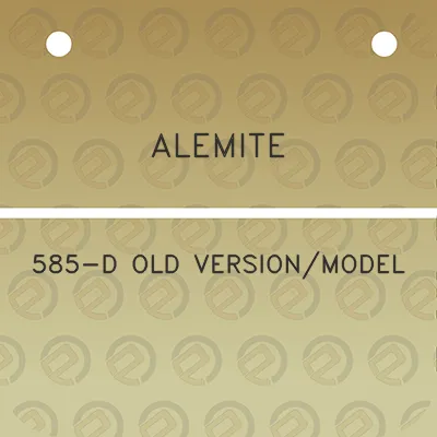 alemite-585-d-old-versionmodel