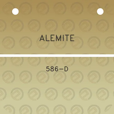 alemite-586-d