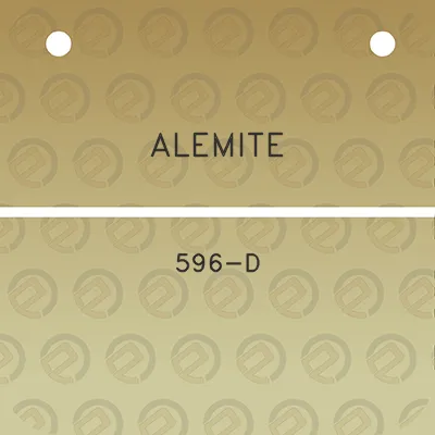 alemite-596-d