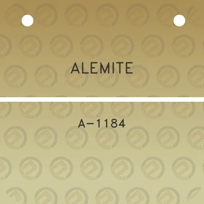 alemite-a-1184