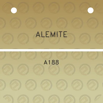 alemite-a188