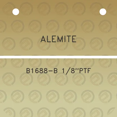 alemite-b1688-b-18ptf