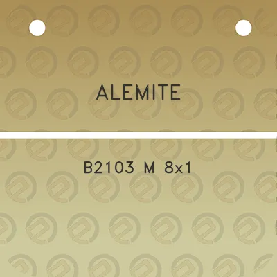 alemite-b2103-m-8x1