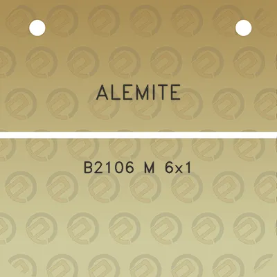 alemite-b2106-m-6x1