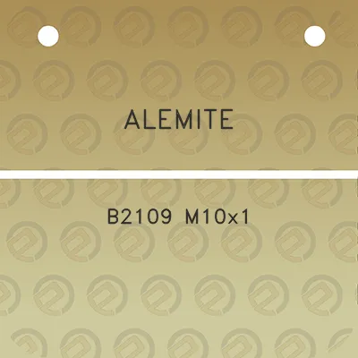 alemite-b2109-m10x1