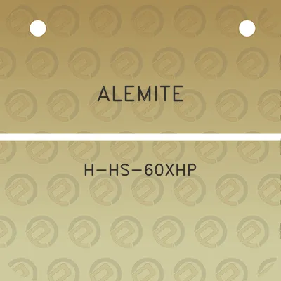 alemite-h-hs-60xhp